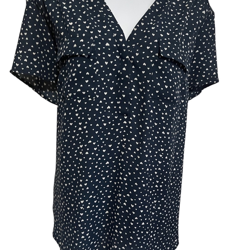 ❌SOLD❌ Torrid Navy Blouse Top - EUC Size 1X
